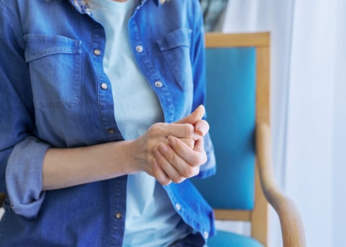 Close-up of woman's hand. Stress, nervousness, tension, anxiety, anxiety, people