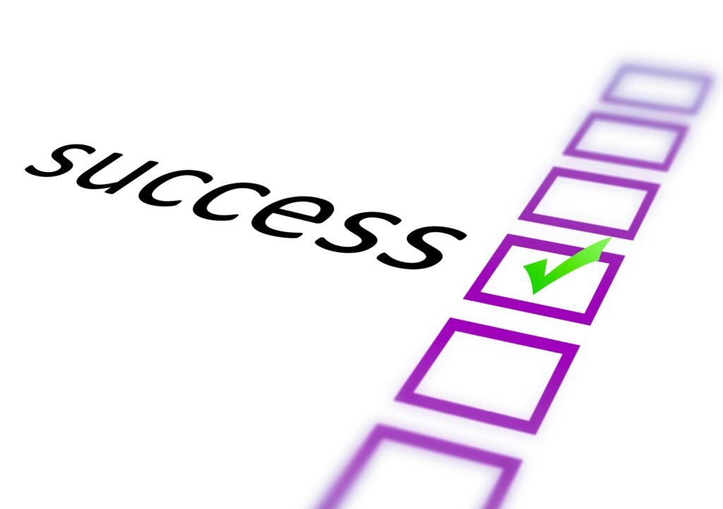 checking list with check sign